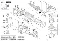 Bosch 0 602 331 434 ---- flat head angle sander Spare Parts